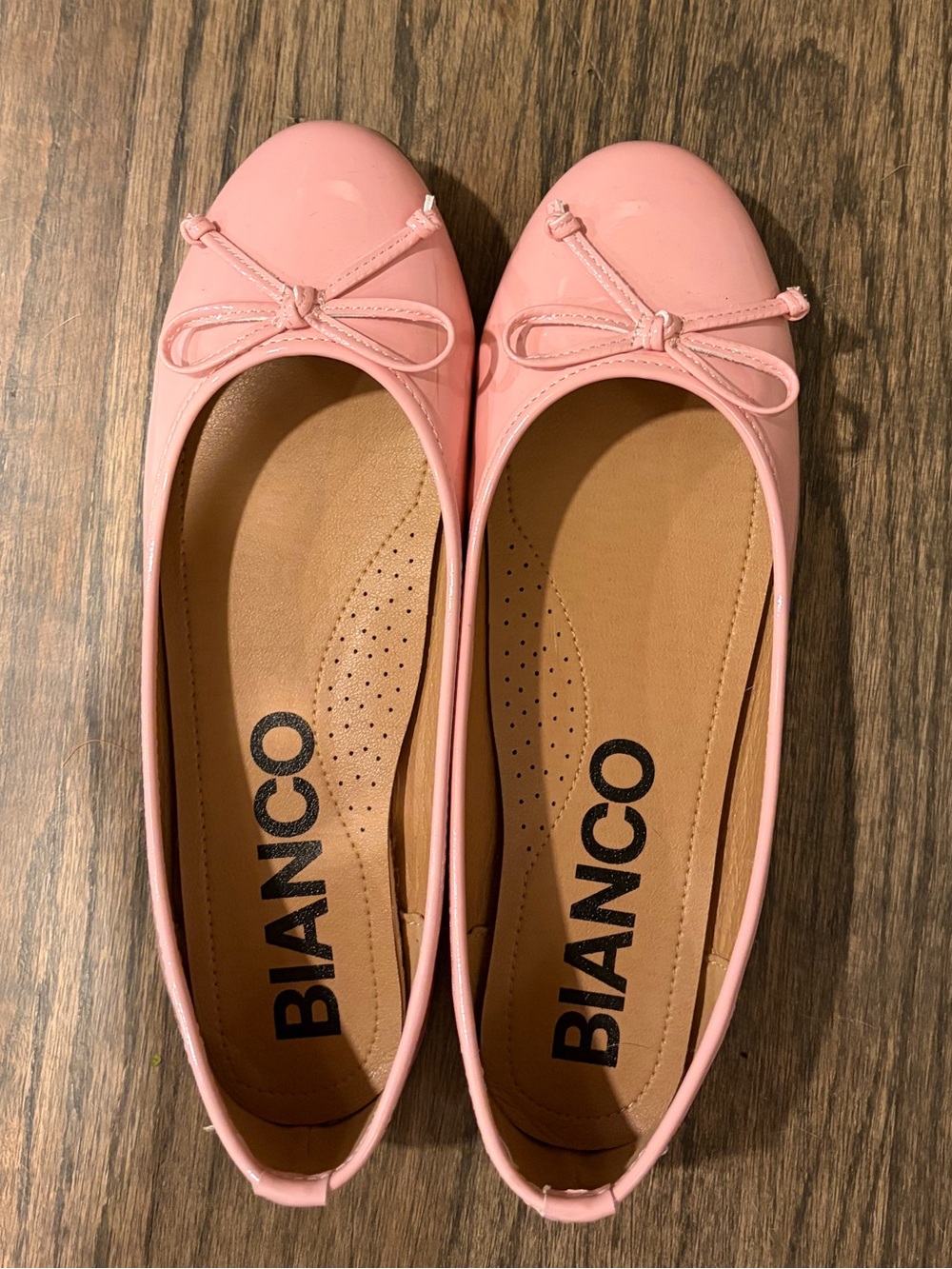 Bianco biamadison ballerina flats - Pink Ballet Flat with Bow
